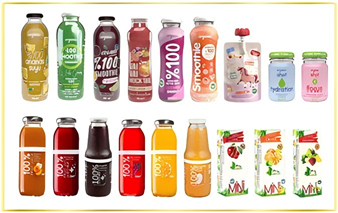 Organic Conventional Fruit-Vegetable Juices