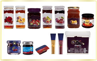 Fruit jams Marmalades Picnic jams